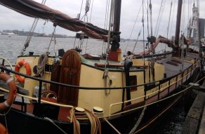 Charter Woon Schip Te Koop Tweemast Klipperaak